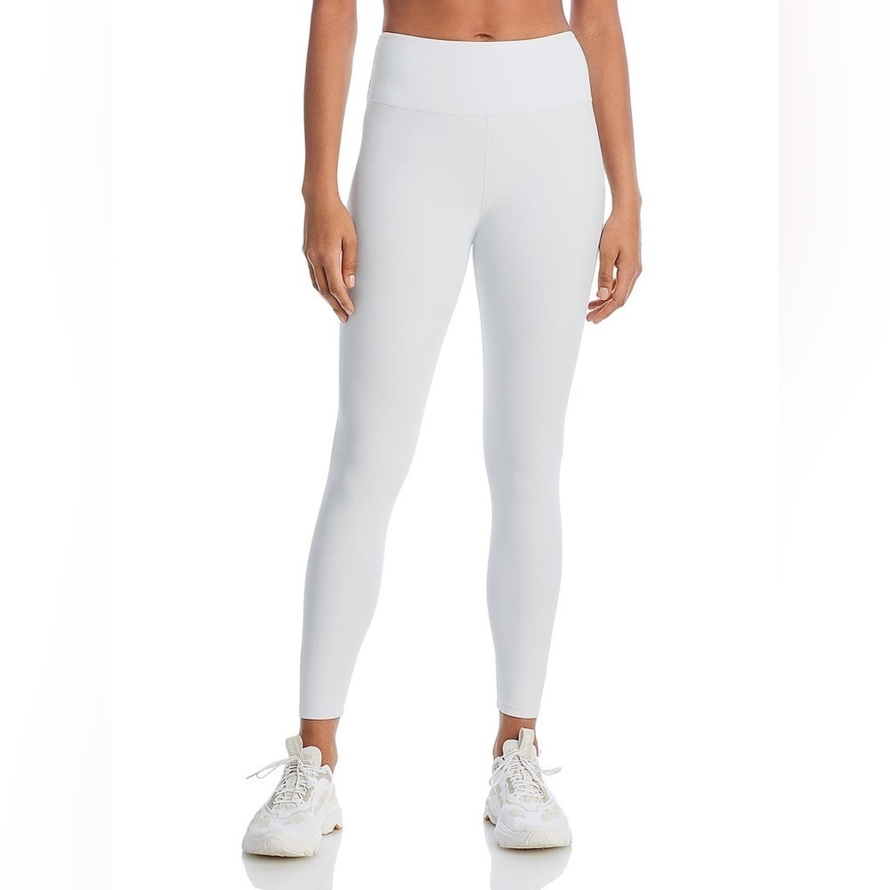 Aqua Athletic Yoga Gym Leggings Activewear in Mist Very Light Grayish-Blue S NWT
